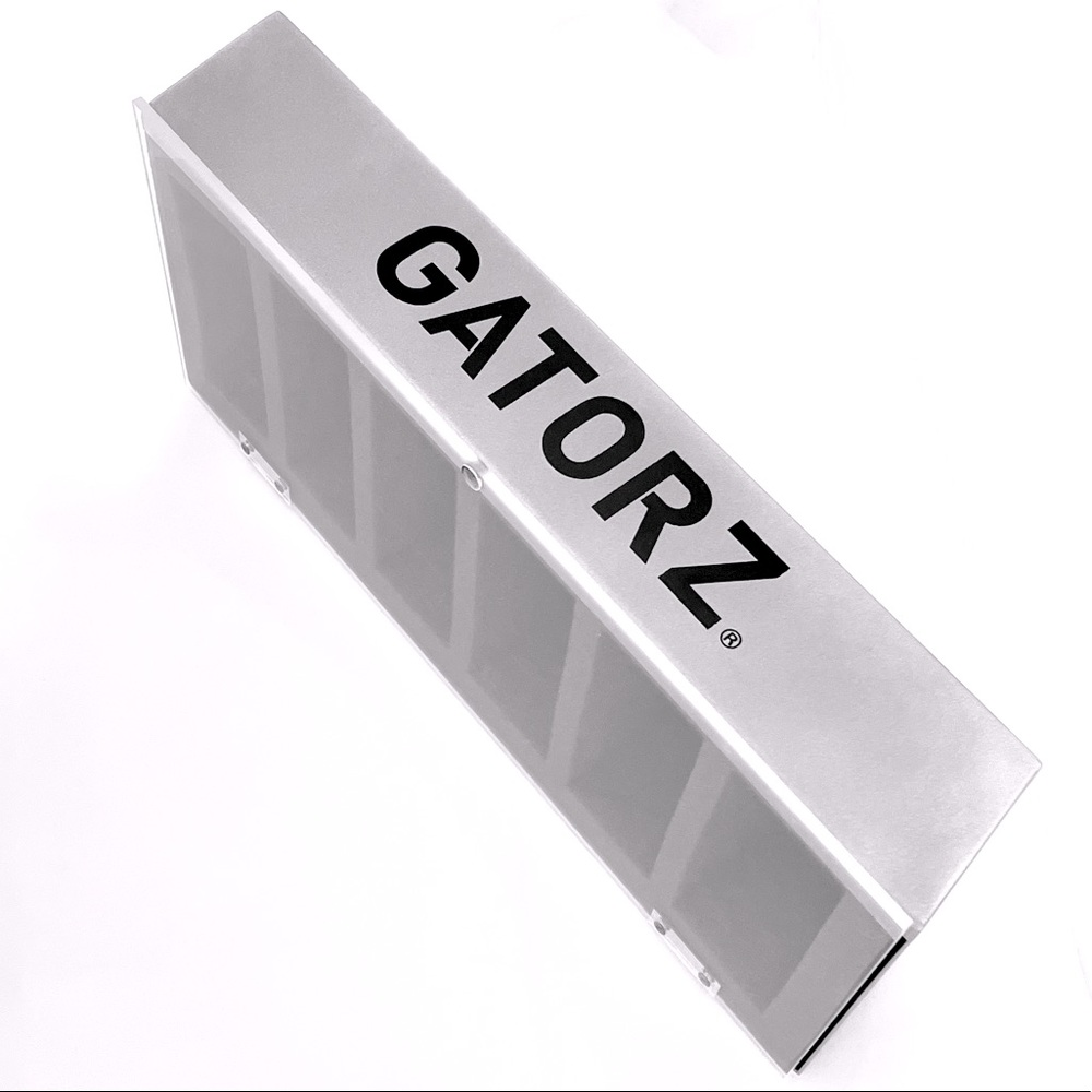 GATORZ 6x Sunglasses Metal Clear Display Storage Box Organizer - Picture 2 of 5